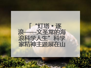 “灯塔 • 逐浪——文圣常的海浪科学人生”科学家精神主题展在山东省科技馆启幕