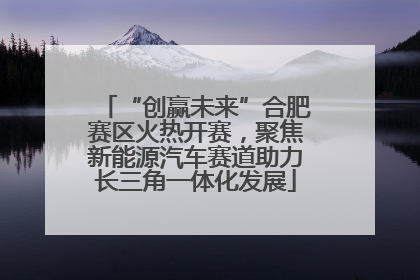 “创赢未来”合肥赛区火热开赛，聚焦新能源汽车赛道助力长三角一体化发展