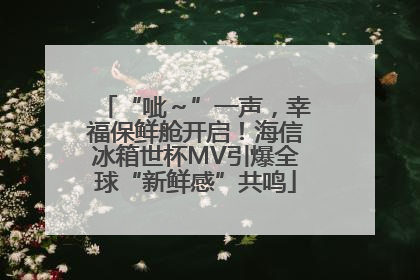 “呲～”一声，幸福保鲜舱开启！海信冰箱世杯MV引爆全球“新鲜感”共鸣