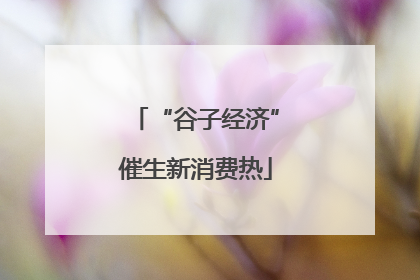 “谷子经济”催生新消费热