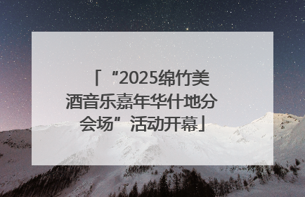 “2025绵竹美酒音乐嘉年华什地分会场”活动开幕