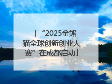 “2025金熊猫全球创新创业大赛”在成都启动