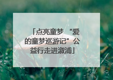 点亮童梦 “爱的童梦巡游记”公益行走进溆浦