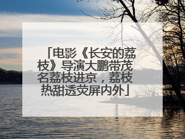 电影《长安的荔枝》导演大鹏带茂名荔枝进京，荔枝热甜透荧屏内外