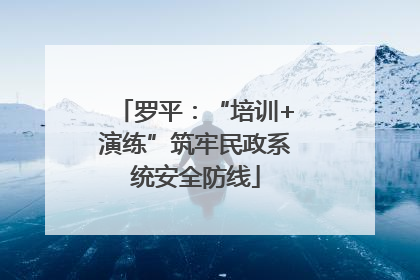 罗平：“培训+演练”筑牢民政系统安全防线