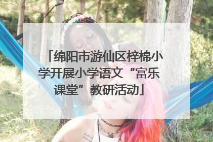 绵阳市游仙区梓棉小学开展小学语文“富乐课堂”教研活动