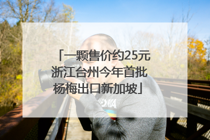 一颗售价约25元 浙江台州今年首批杨梅出口新加坡