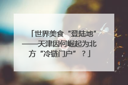 世界美食“登陆地”——天津因何崛起为北方“冷链门户”？