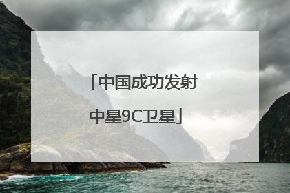 中国成功发射中星9C卫星