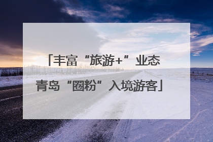 丰富“旅游+”业态 青岛“圈粉”入境游客