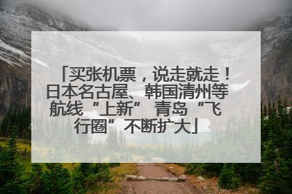 买张机票，说走就走！日本名古屋、韩国清州等航线“上新” 青岛“飞行圈”不断扩大