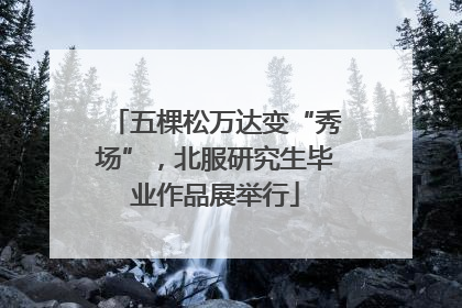 五棵松万达变“秀场”，北服研究生毕业作品展举行