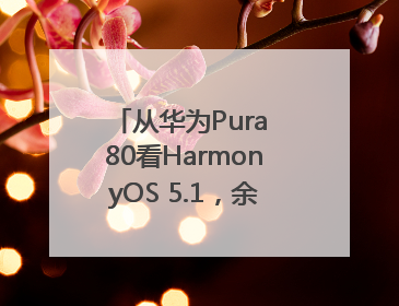 从华为Pura 80看HarmonyOS 5.1，余承东宣布7月迎来首批机型升级