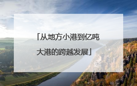 从地方小港到亿吨大港的跨越发展