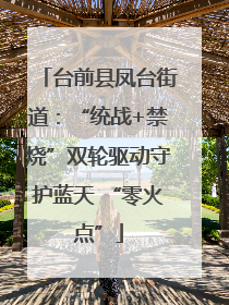 台前县凤台街道：“统战+禁烧”双轮驱动守护蓝天 “零火点”