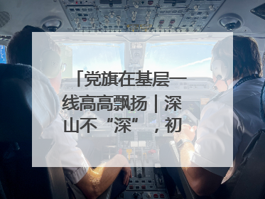 党旗在基层一线高高飘扬｜深山不“深”，初心很“红”