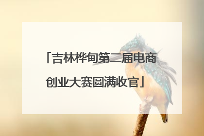 吉林桦甸第二届电商创业大赛圆满收官