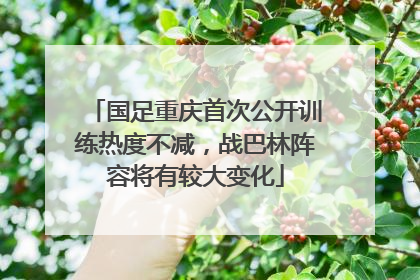 国足重庆首次公开训练热度不减，战巴林阵容将有较大变化