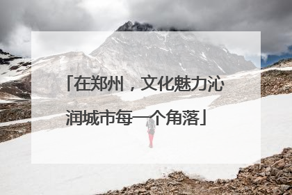 在郑州，文化魅力沁润城市每一个角落