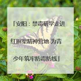 安阳：禁毒研学走进红旗渠精神营地 为青少年筑牢防毒防线
