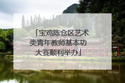 宝鸡陈仓区艺术类青年教师基本功大赛顺利举办