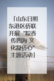 山东日照东港区侨联开展“粽香传四海 文化凝侨心”主题活动
