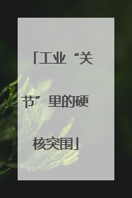 工业“关节”里的硬核突围