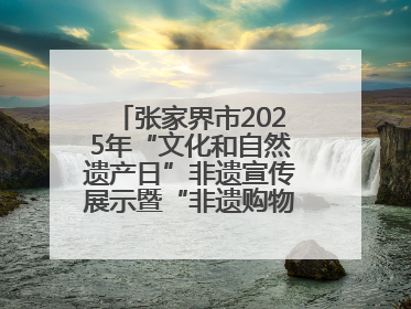张家界市2025年“文化和自然遗产日”非遗宣传展示暨“非遗购物节”活动在慈利县盛大启幕