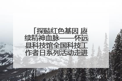 探赜红色基因 赓续精神血脉——怀远县科技馆全国科技工作者日系列活动走进怀远县实验中学