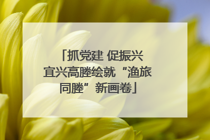 抓党建 促振兴 宜兴高塍绘就“渔旅同塍”新画卷