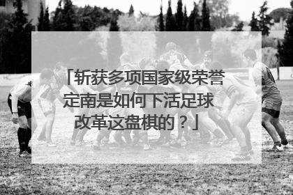 斩获多项国家级荣誉 定南是如何下活足球改革这盘棋的？