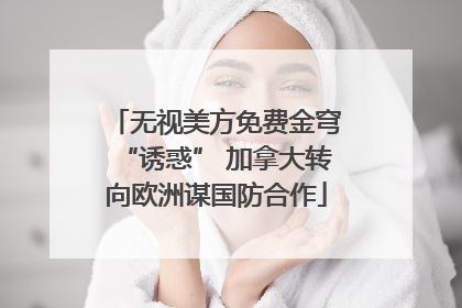 无视美方免费金穹“诱惑” 加拿大转向欧洲谋国防合作