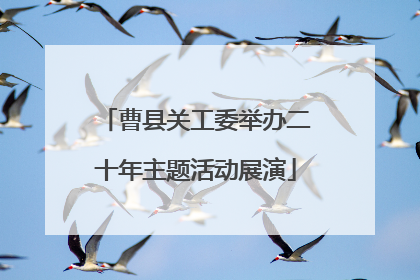 曹县关工委举办二十年主题活动展演