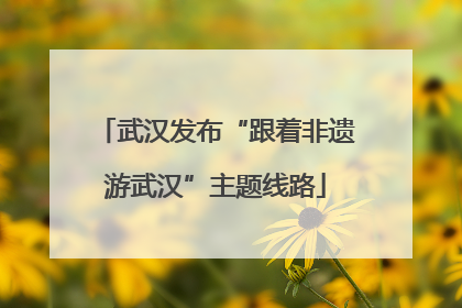武汉发布“跟着非遗游武汉”主题线路