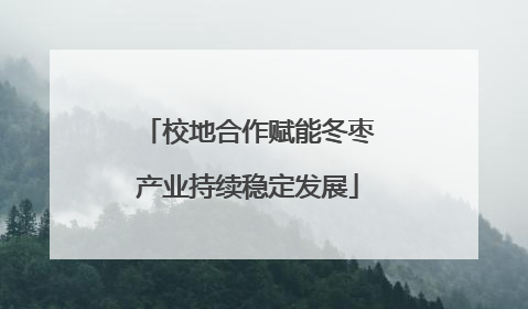 校地合作赋能冬枣产业持续稳定发展