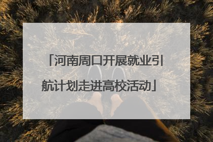 河南周口开展就业引航计划走进高校活动