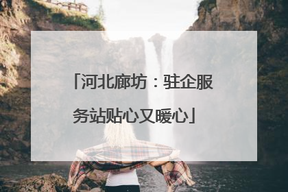 河北廊坊：驻企服务站贴心又暖心