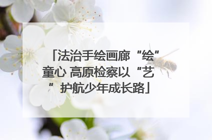 法治手绘画廊“绘”童心 高原检察以“艺”护航少年成长路