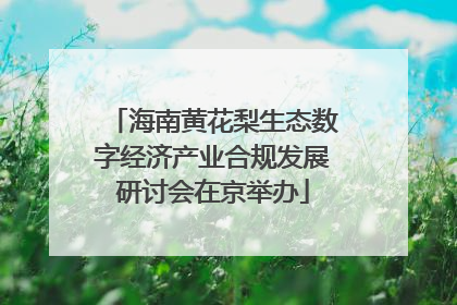 海南黄花梨生态数字经济产业合规发展研讨会在京举办