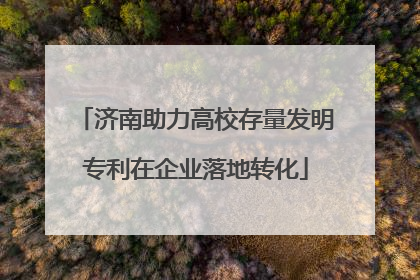 济南助力高校存量发明专利在企业落地转化