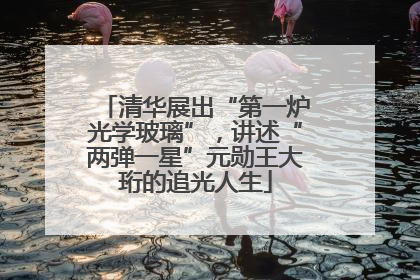 清华展出“第一炉光学玻璃”，讲述“两弹一星”元勋王大珩的追光人生