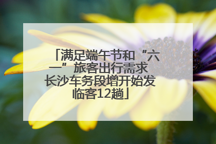 满足端午节和“六一”旅客出行需求 长沙车务段增开始发临客12趟