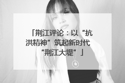 荆江评论：以“抗洪精神”筑起新时代“荆江大堤”