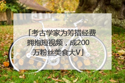 考古学家为筹措经费拥抱短视频，成200万粉丝美食大V