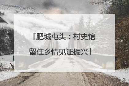 肥城屯头：村史馆留住乡情见证振兴