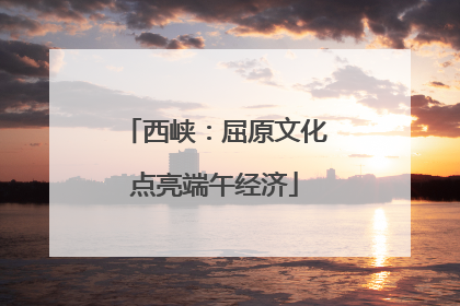 西峡：屈原文化点亮端午经济