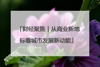 财经聚焦｜从商业新地标看城市发展新动能