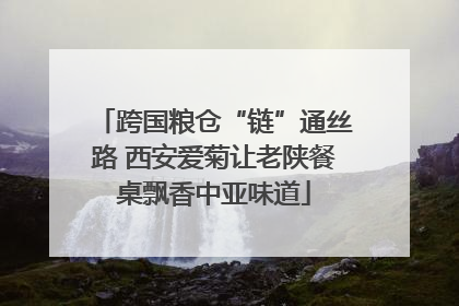跨国粮仓“链”通丝路 西安爱菊让老陕餐桌飘香中亚味道