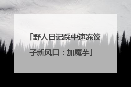 野人日记踩中速冻饺子新风口：加魔芋