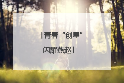 青春“创星” 闪耀燕赵